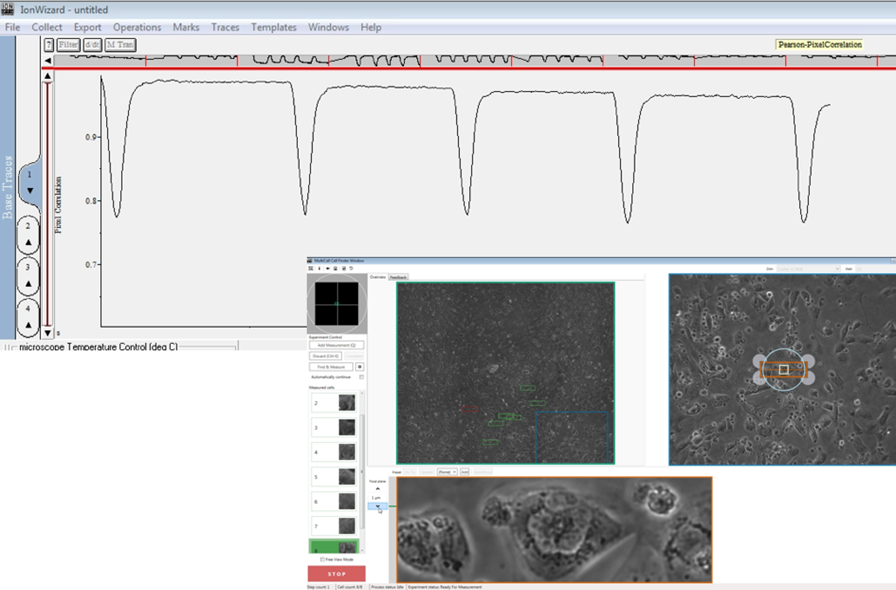 Cymotion software by Ionoptix allows for Real-time characterization of iPSC-CM contractility as well as hESCs)